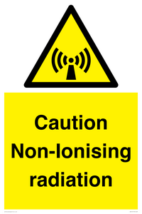Caution Non-Ionising radiation
